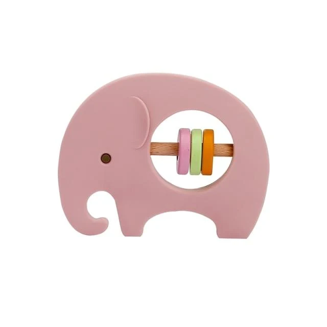 1PCS Baby Silikon Rassel Koala Spielzeug Baby Beißring Spielen Gym Montessori Lebensmittel Grade Kinderwagen Bett Glocke Schnuller Pädagogisches Baby ite