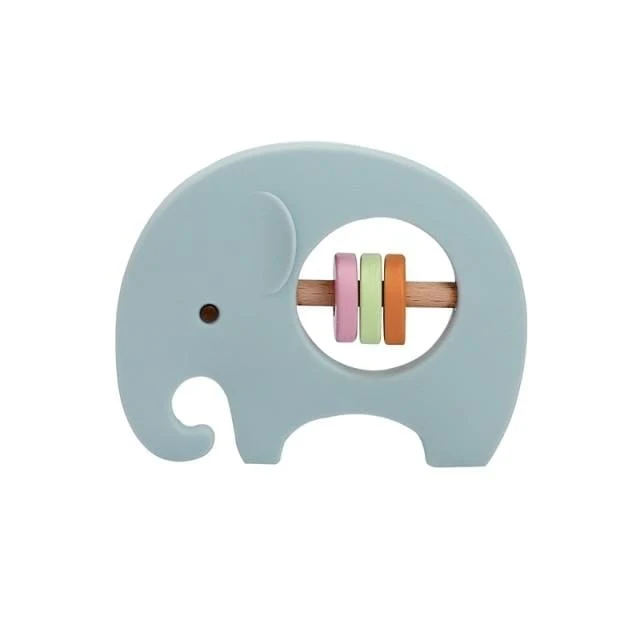 1PCS Baby Silikon Rassel Koala Spielzeug Baby Beißring Spielen Gym Montessori Lebensmittel Grade Kinderwagen Bett Glocke Schnuller Pädagogisches Baby ite