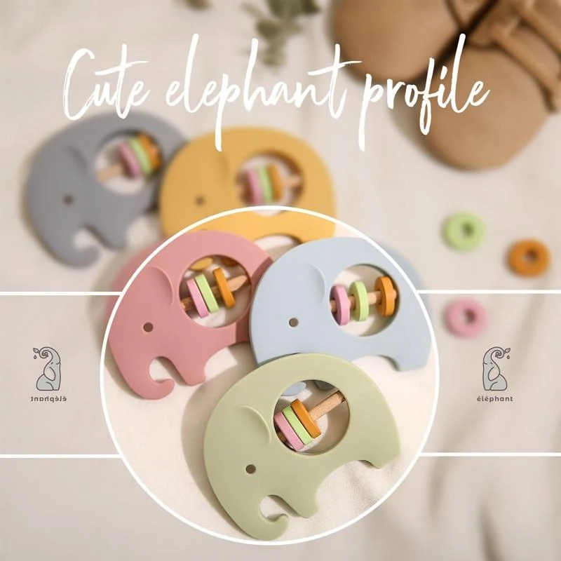 1PCS Baby Silikon Rassel Koala Spielzeug Baby Beißring Spielen Gym Montessori Lebensmittel Grade Kinderwagen Bett Glocke Schnuller Pädagogisches Baby ite
