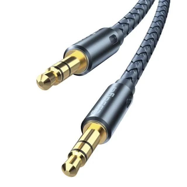 Essager Aux-Kabel, Lautsprecherkabel, 3.5-mm-Klinken-Audiokabel für Auto-Kopfhörer-Adapter, männlicher Klinkenstecker auf Klinkenstecker, 3.5-mm-Kabel für Samsung Xiaomi