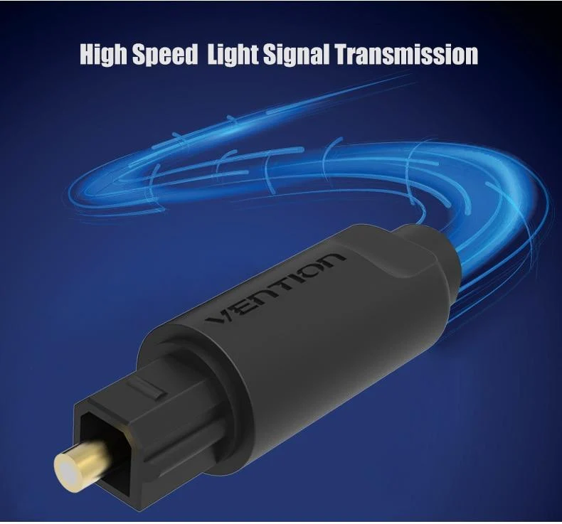 Vention Glasfaser-Audiokabel, Toslink-Digital-SPDIF-Kabel, 1 m, 2 m, 3 m, 5 m, für Blu-ray-CD-DVD-Player Xbox 360 PS3 Mini Disc AV ne
