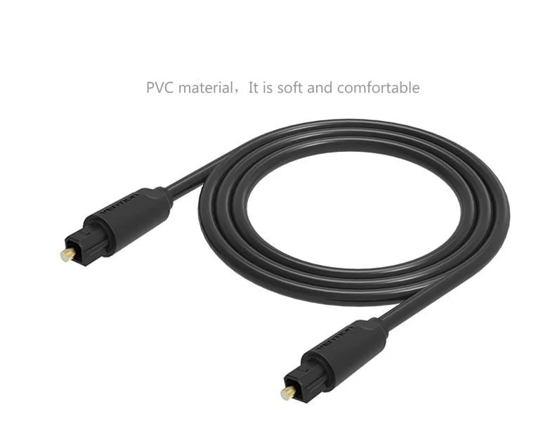 Vention Glasfaser-Audiokabel, Toslink-Digital-SPDIF-Kabel, 1 m, 2 m, 3 m, 5 m, für Blu-ray-CD-DVD-Player Xbox 360 PS3 Mini Disc AV ne