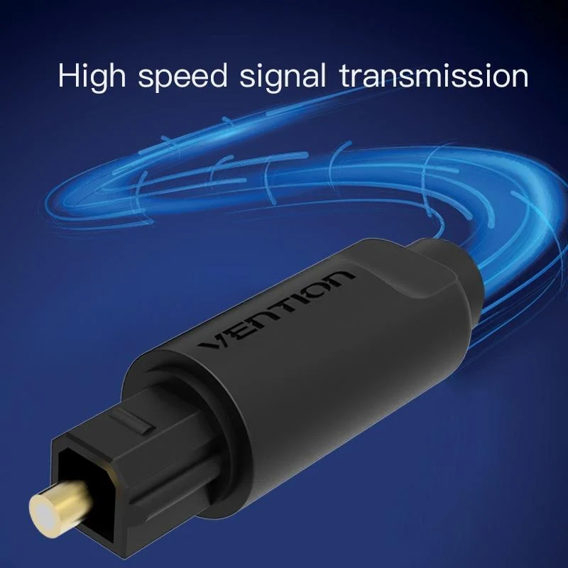 Vention Glasfaser-Audiokabel, Toslink-Digital-SPDIF-Kabel, 1 m, 2 m, 3 m, 5 m, für Blu-ray-CD-DVD-Player Xbox 360 PS3 Mini Disc AV ne