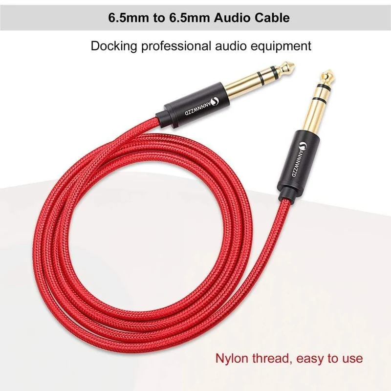 6.35 mm auf 6.35 mm Stereokabel 1/4 Zoll männlich TRS Lautsprecher Verstärker Gitarrenkabel 1 m 2 m 3 m 5 m für Gitarrenmixer Verstärker Bass 6.5 mm Audio