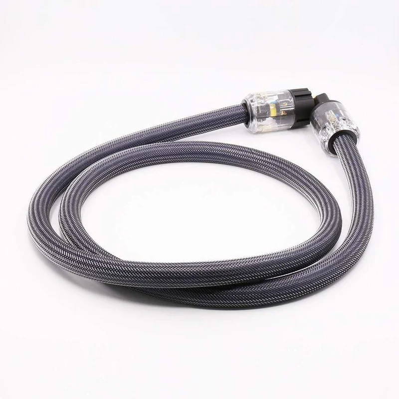 Hi-End 4Square HiFi-Audio EU/US-Netzkabel, Netzkabel aus reinem Kupfer