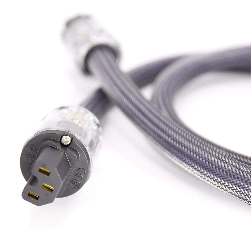 Hi-End 4Square HiFi-Audio EU/US-Netzkabel, Netzkabel aus reinem Kupfer