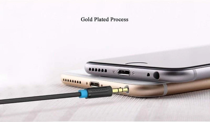 Vention 3.5 mm auf 6.35 mm Adapter Aux-Kabel für Mischverstärker Vergoldet 3.5 Klinke auf 6.5 Klinke 0.5 m 3 m 5 m Aux Cabo Stecker auf Stecker