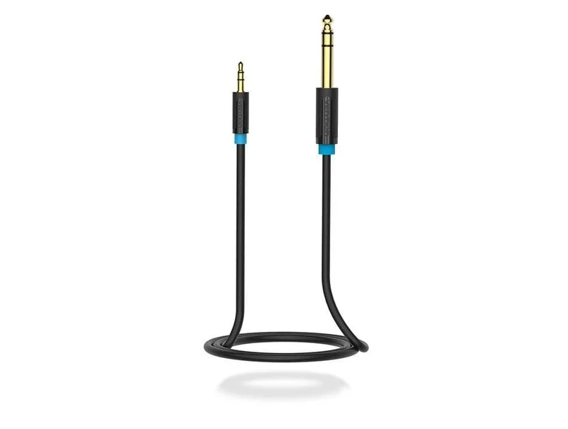 Vention 3.5 mm auf 6.35 mm Adapter Aux-Kabel für Mischverstärker Vergoldet 3.5 Klinke auf 6.5 Klinke 0.5 m 3 m 5 m Aux Cabo Stecker auf Stecker