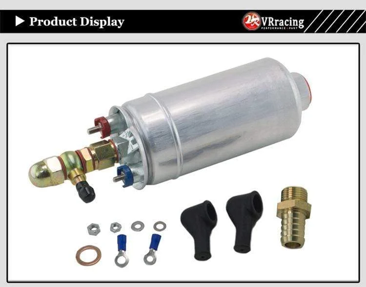 VR – Externe Kraftstoffpumpe 0580 254 044 KRAFTSTOFFPUMPE MIT BANJO-ANSCHLUSSSATZ, SCHLAUCHADAPTERVERBINDUNG, 8-MM-AUSLASS-HÜLSE