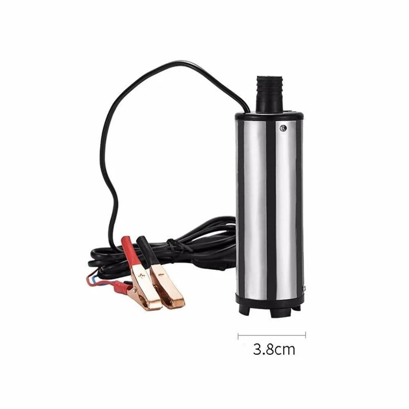 12l/min 38/51MM DC elektrische Tauchpumpe zum Pumpen von Dieselöl, Wasser, Kraftstoffförderpumpe, Ölsaugpumpe, 12 24 V Volt