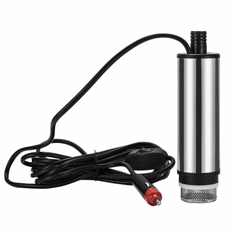 12l/min 38/51MM DC elektrische Tauchpumpe zum Pumpen von Dieselöl, Wasser, Kraftstoffförderpumpe, Ölsaugpumpe, 12 24 V Volt