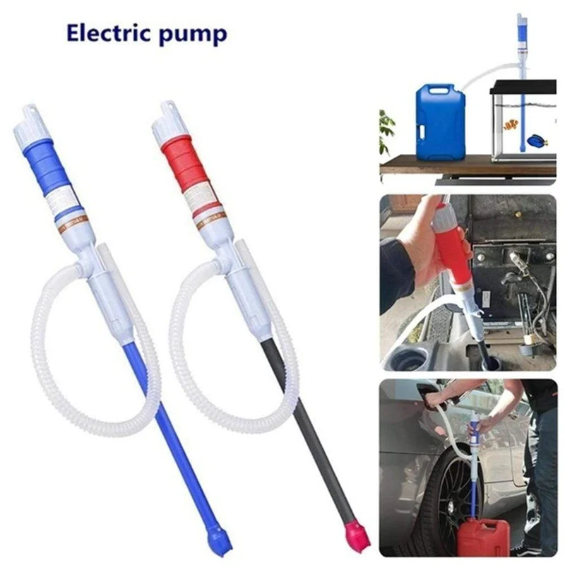 Elektrische Ölpumpe Siphon Flüssigkeitsumfüllpumpe Handpumpe Batteriebetriebenes Wasser Gas Werkzeuge Benzin Kraftstoff Tragbarer Auto-Siphon