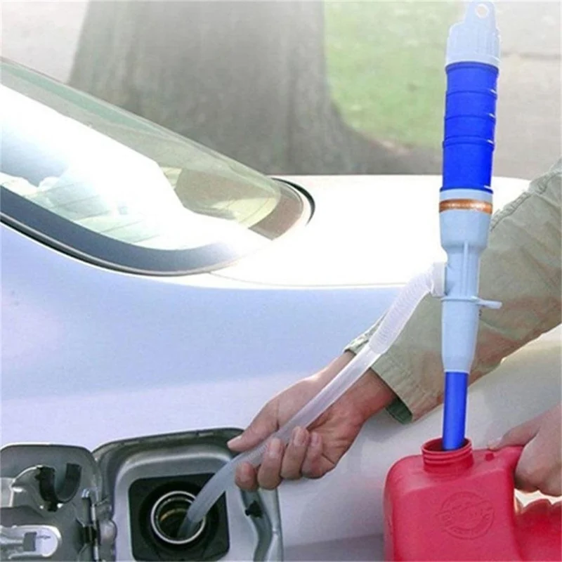 Elektrische Ölpumpe Siphon Flüssigkeitsumfüllpumpe Handpumpe Batteriebetriebenes Wasser Gas Werkzeuge Benzin Kraftstoff Tragbarer Auto-Siphon