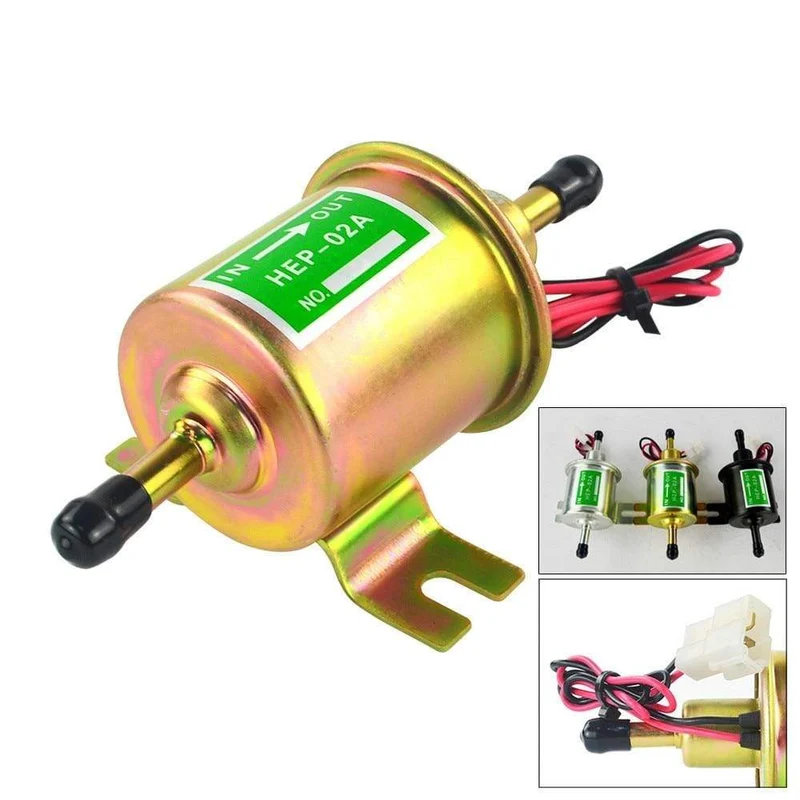 Niederdruck Universal Diesel Benzin Benzin Elektrische Kraftstoffpumpe HEP-02A 12V 24V Für Auto Motorrad