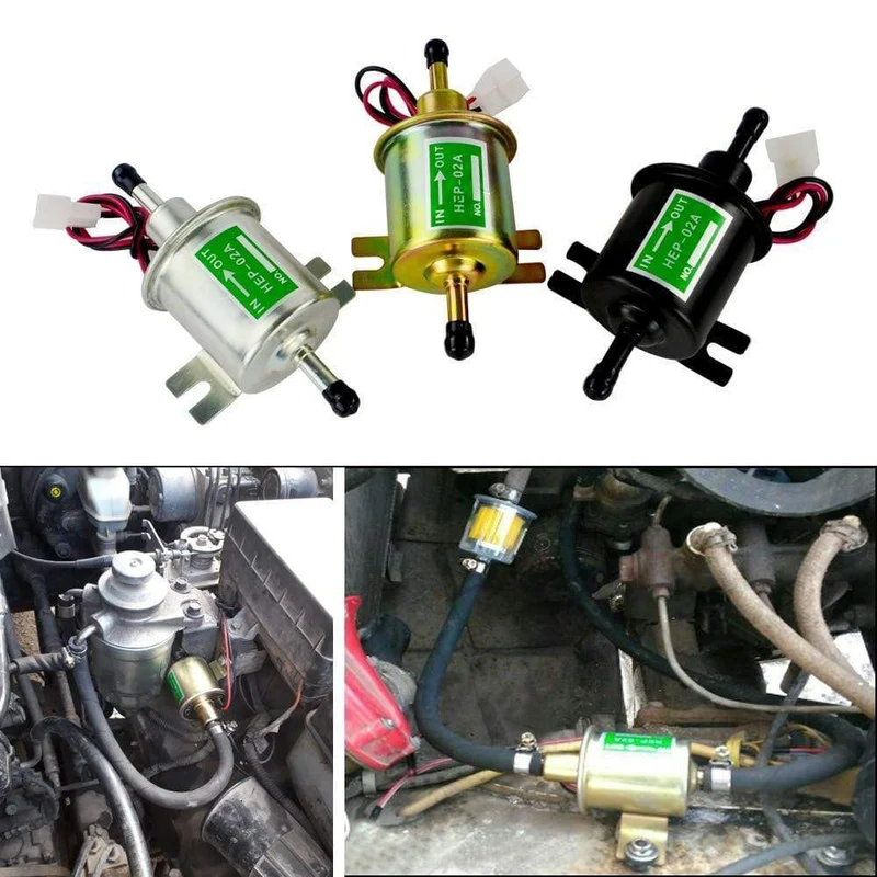 Niederdruck Universal Diesel Benzin Benzin Elektrische Kraftstoffpumpe HEP-02A 12V 24V Für Auto Motorrad