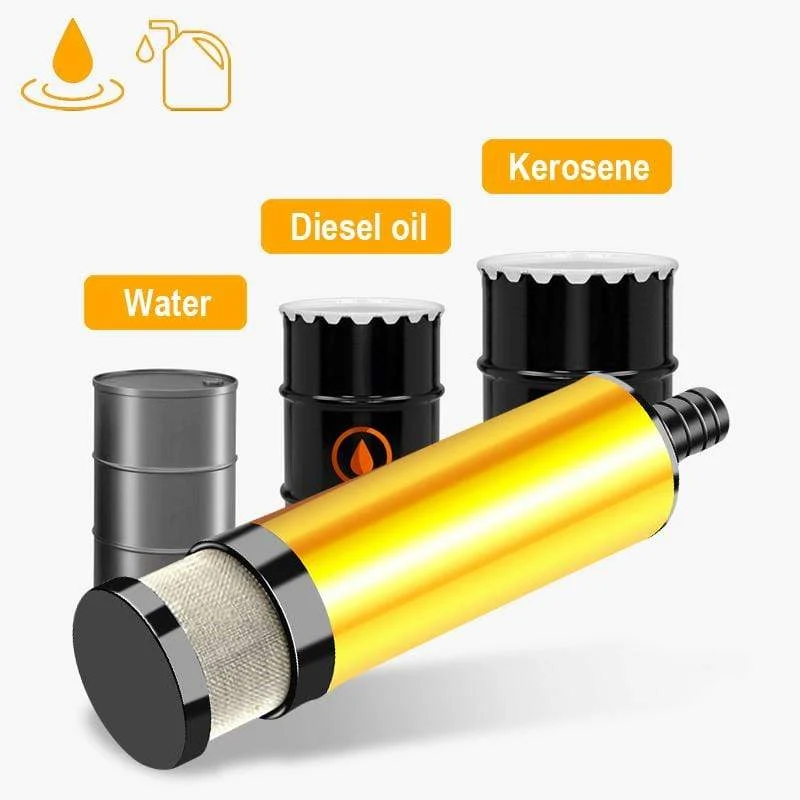 Mini Auto Ölpumpe Elektrische DC 12V 24V Zum Pumpen von Dieselöl Wasser Tauch Aluminiumlegierung Shell 12L / min Kraftstoffförderpumpe