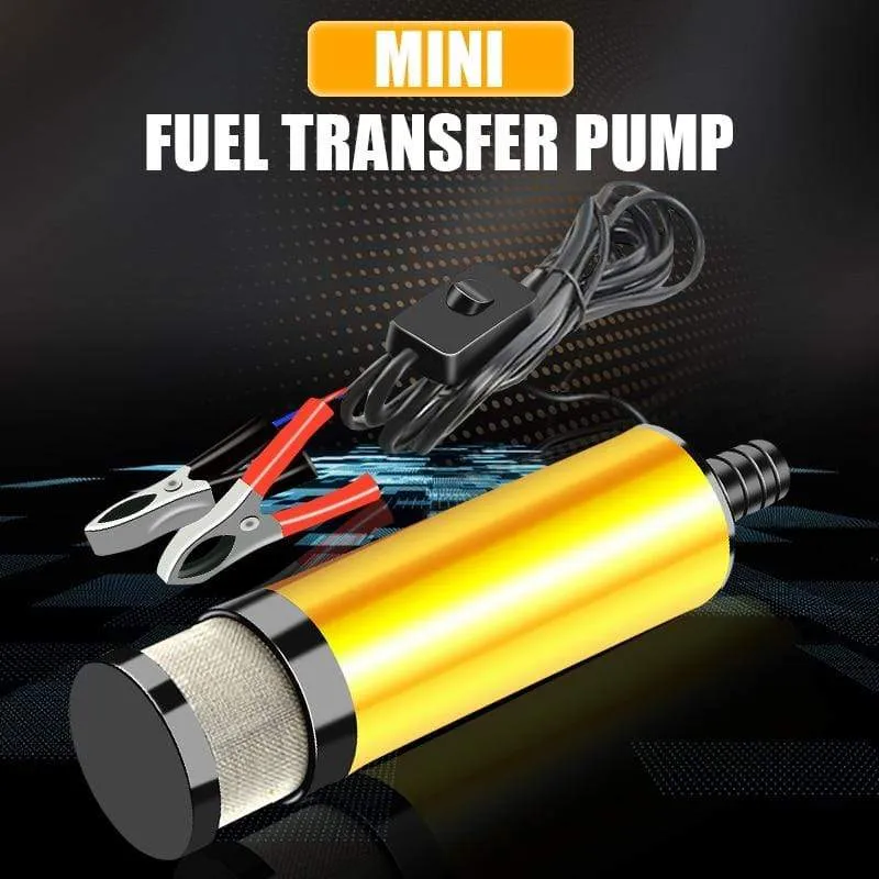 Mini Auto Ölpumpe Elektrische DC 12V 24V Zum Pumpen von Dieselöl Wasser Tauch Aluminiumlegierung Shell 12L / min Kraftstoffförderpumpe