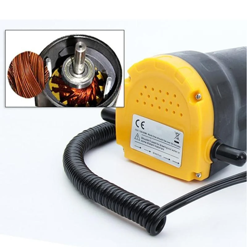 Auto Motor Öl Pumpe 24V 12V Elektrische Diesel Flüssigkeit Sumpf Extractor Scavenge Kraftstoff Transfer Saug Boot Motorrad