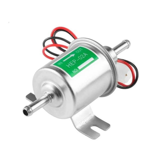 12V Elektrische Kraftstoffpumpe Niederdruck Bolzen Befestigungsdraht Universal Diesel Benzin Benzin HEP-02A Für Auto Vergaser Motorrad ATV