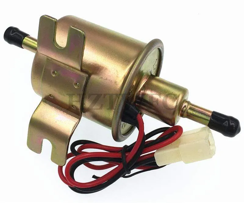 12V Elektrische Kraftstoffpumpe Niederdruck Bolzen Befestigungsdraht Universal Diesel Benzin Benzin HEP-02A Für Auto Vergaser Motorrad ATV
