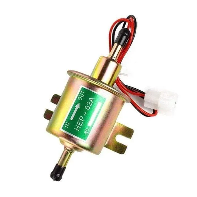 12V Elektrische Kraftstoffpumpe Niederdruck Bolzen Befestigungsdraht Universal Diesel Benzin Benzin HEP-02A Für Auto Vergaser Motorrad ATV