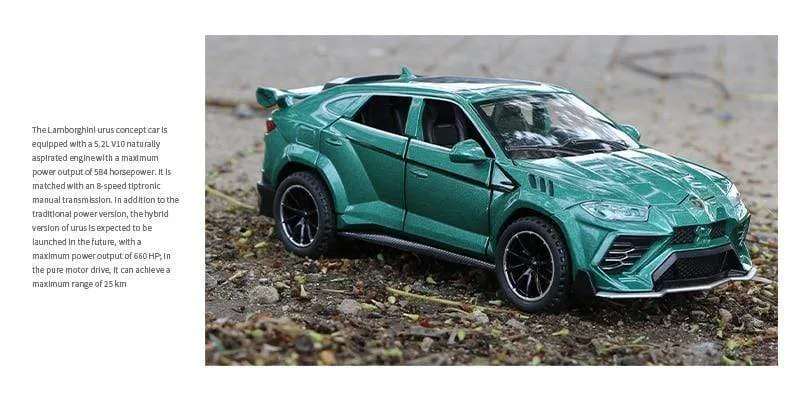 1:32 URUS Bison SUV Coupe Legierung Automodell Sound und Licht Simulation Auto Dekoration Sammlung Kind Spielzeug Geschenk