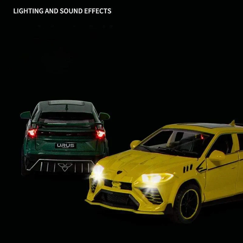 1:32 URUS Bison SUV Coupe Legierung Automodell Sound und Licht Simulation Auto Dekoration Sammlung Kind Spielzeug Geschenk