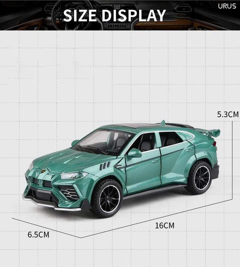 1:32 URUS Bison SUV Coupe Legierung Automodell Sound und Licht Simulation Auto Dekoration Sammlung Kind Spielzeug Geschenk