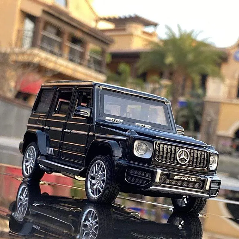 1:32 Benzs G63 SUV Legierung Automodell Druckguss Metall Geländewagen Spielzeugauto Modell Simulation Sound Licht Sammlung Kinder Spielzeug Geschenk