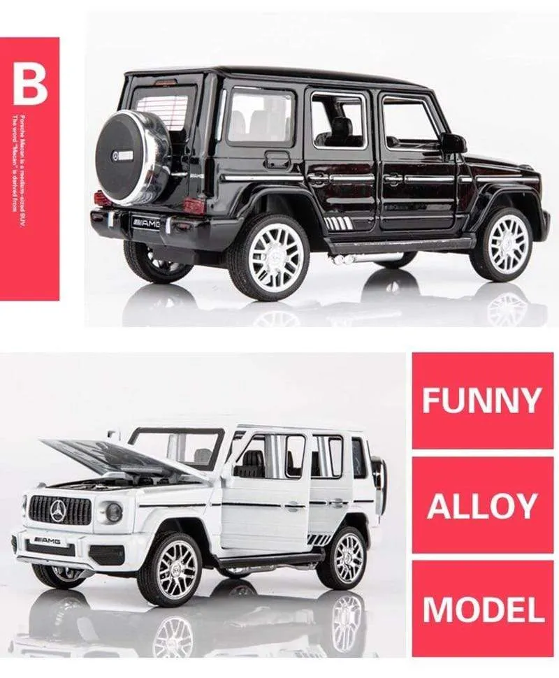1:32 Benzs G63 SUV Legierung Automodell Druckguss Metall Geländewagen Spielzeugauto Modell Simulation Sound Licht Sammlung Kinder Spielzeug Geschenk