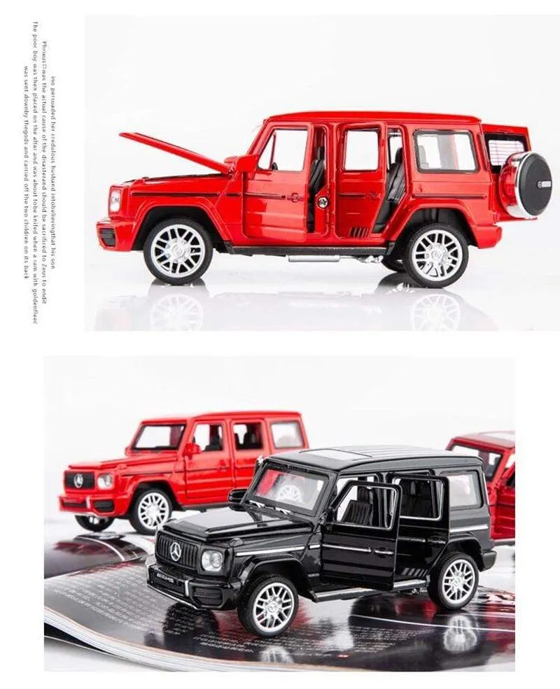 1:32 Benzs G63 SUV Legierung Automodell Druckguss Metall Geländewagen Spielzeugauto Modell Simulation Sound Licht Sammlung Kinder Spielzeug Geschenk