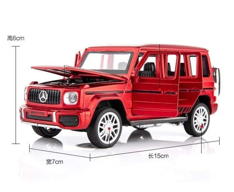 1:32 Benzs G63 SUV Legierung Automodell Druckguss Metall Geländewagen Spielzeugauto Modell Simulation Sound Licht Sammlung Kinder Spielzeug Geschenk