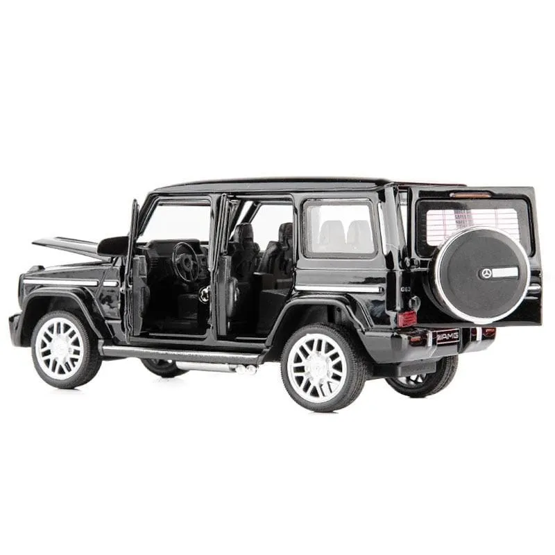 1:32 Benzs G63 SUV Legierung Automodell Druckguss Metall Geländewagen Spielzeugauto Modell Simulation Sound Licht Sammlung Kinder Spielzeug Geschenk