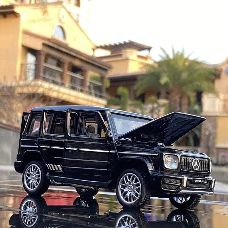 1:32 Benzs G63 SUV Legierung Automodell Druckguss Metall Geländewagen Spielzeugauto Modell Simulation Sound Licht Sammlung Kinder Spielzeug Geschenk