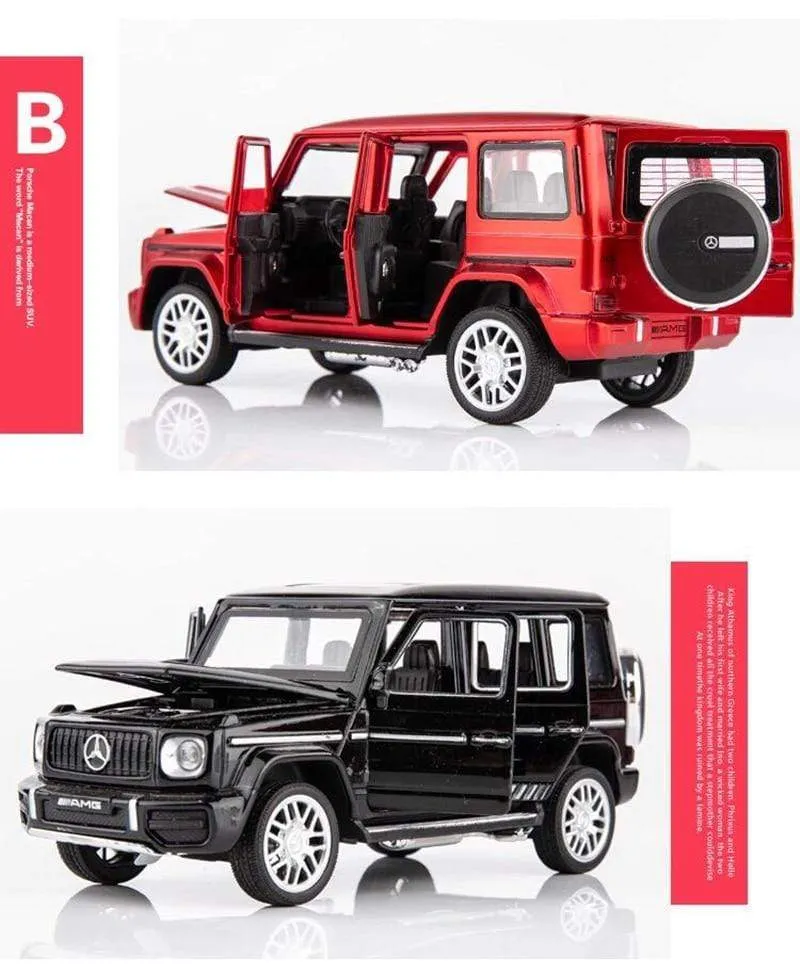 1:32 Benzs G63 SUV Legierung Automodell Druckguss Metall Geländewagen Spielzeugauto Modell Simulation Sound Licht Sammlung Kinder Spielzeug Geschenk