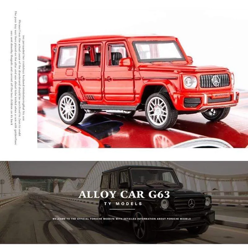 1:32 Benzs G63 SUV Legierung Automodell Druckguss Metall Geländewagen Spielzeugauto Modell Simulation Sound Licht Sammlung Kinder Spielzeug Geschenk