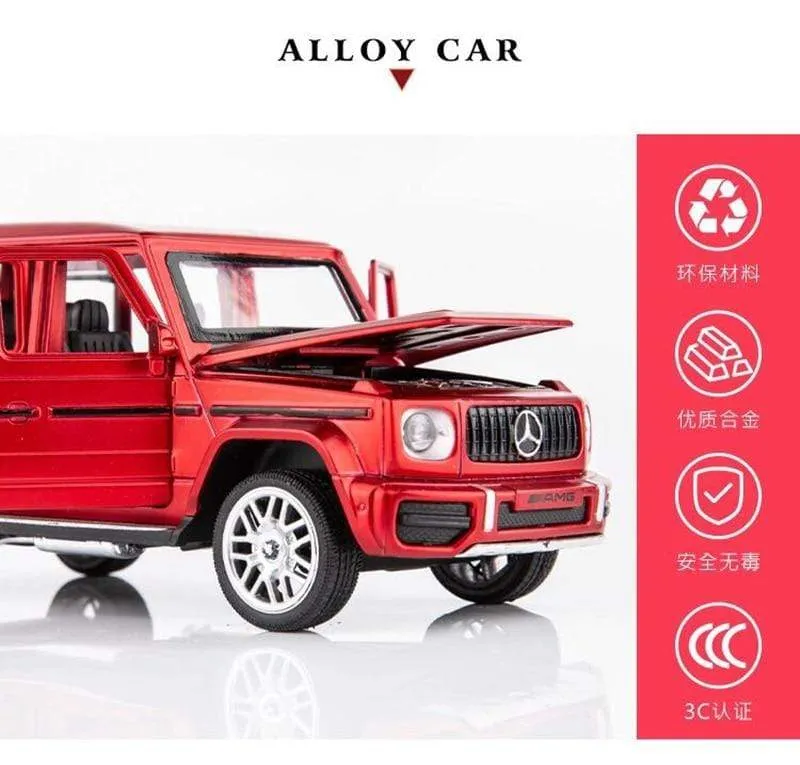 1:32 Benzs G63 SUV Legierung Automodell Druckguss Metall Geländewagen Spielzeugauto Modell Simulation Sound Licht Sammlung Kinder Spielzeug Geschenk