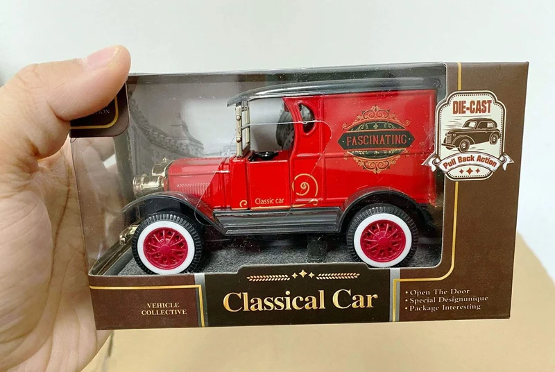1/32 Alloy Pull Back Simulation Retro Oldtimer-Modell