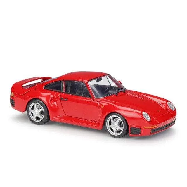 Simulator Welly Druckguss-Modellauto im Maßstab 1:24 Porsche 959 Klassischer Sportwagen Rennspielzeugauto aus Metalllegierung für die Geschenksammlung eines Jungen