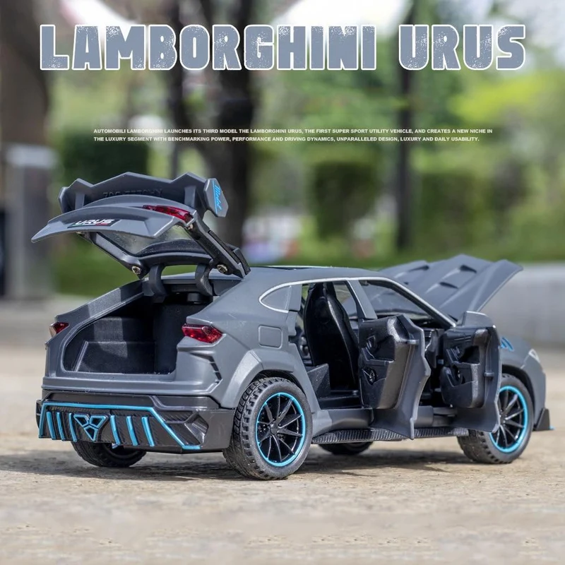 1:32 Legierung Automodell Lux Lamborghini-Urus Coupe SUV Druckguss Metall Fahrzeug Display Geschenke Geburtstag für Kinder Weihnachtsspielzeug