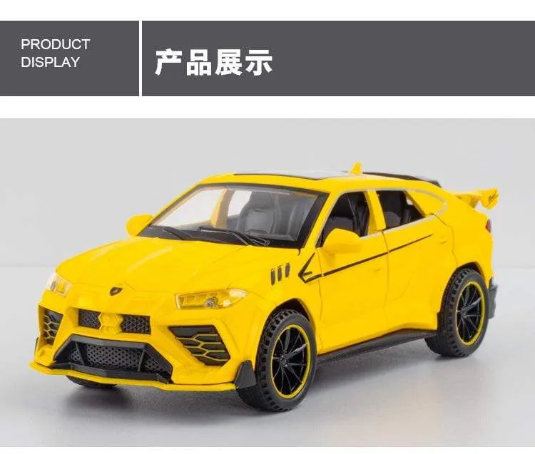 1:32 Legierung Automodell Lux Lamborghini-Urus Coupe SUV Druckguss Metall Fahrzeug Display Geschenke Geburtstag für Kinder Weihnachtsspielzeug