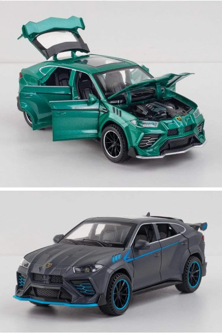 1:32 Legierung Automodell Lux Lamborghini-Urus Coupe SUV Druckguss Metall Fahrzeug Display Geschenke Geburtstag für Kinder Weihnachtsspielzeug
