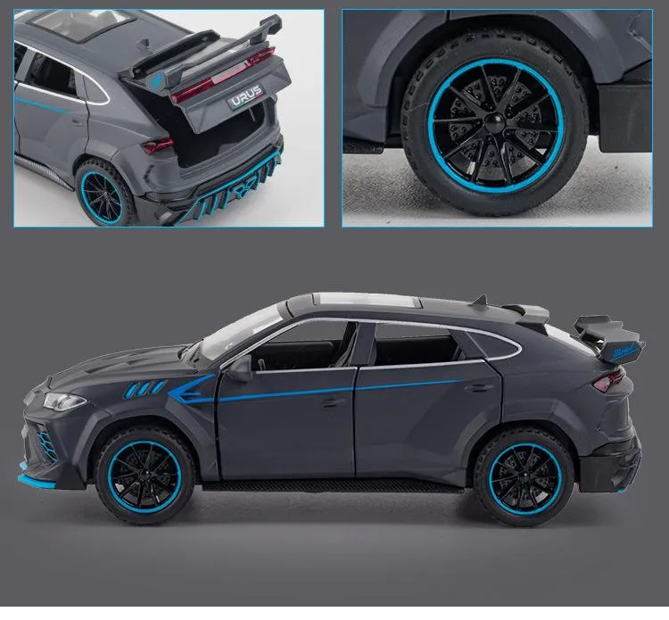 1:32 Legierung Automodell Lux Lamborghini-Urus Coupe SUV Druckguss Metall Fahrzeug Display Geschenke Geburtstag für Kinder Weihnachtsspielzeug