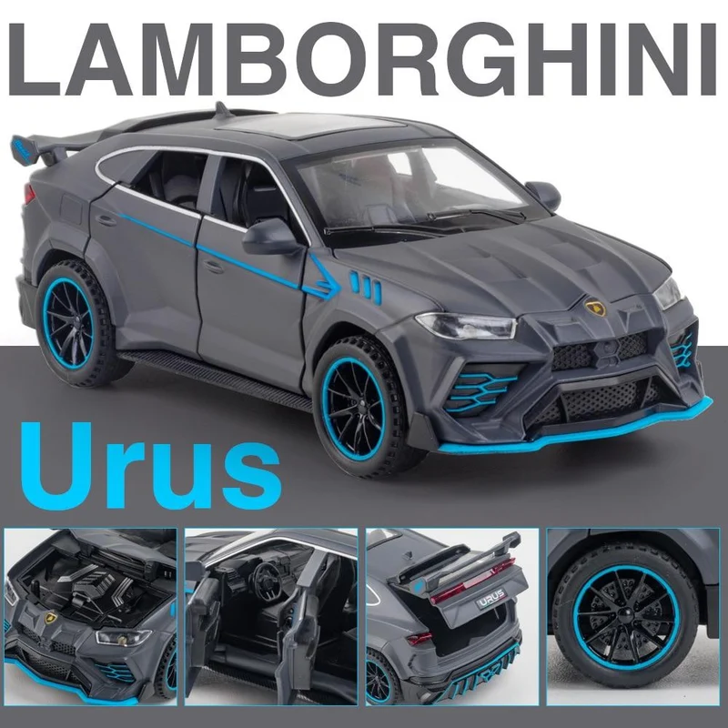 1:32 Legierung Automodell Lux Lamborghini-Urus Coupe SUV Druckguss Metall Fahrzeug Display Geschenke Geburtstag für Kinder Weihnachtsspielzeug