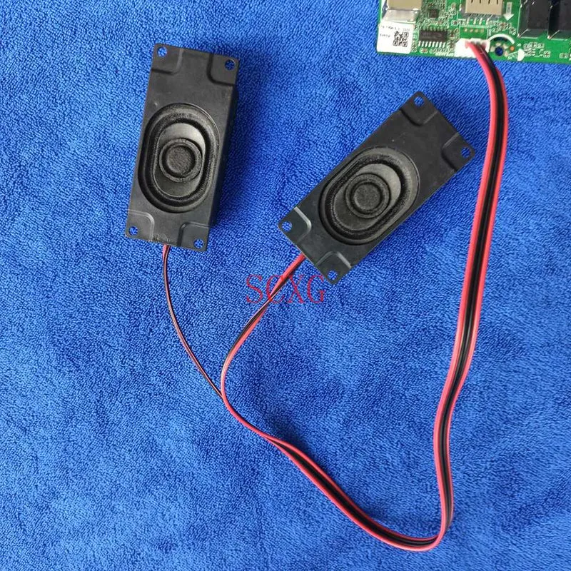 1 Paar 8 Ohm 5 Watt Universal-Kleinlautsprecher 4-Pin-Anschlusskabel-Horn-Audioverstärker für LCD-LED-Controller-Treiberplatine