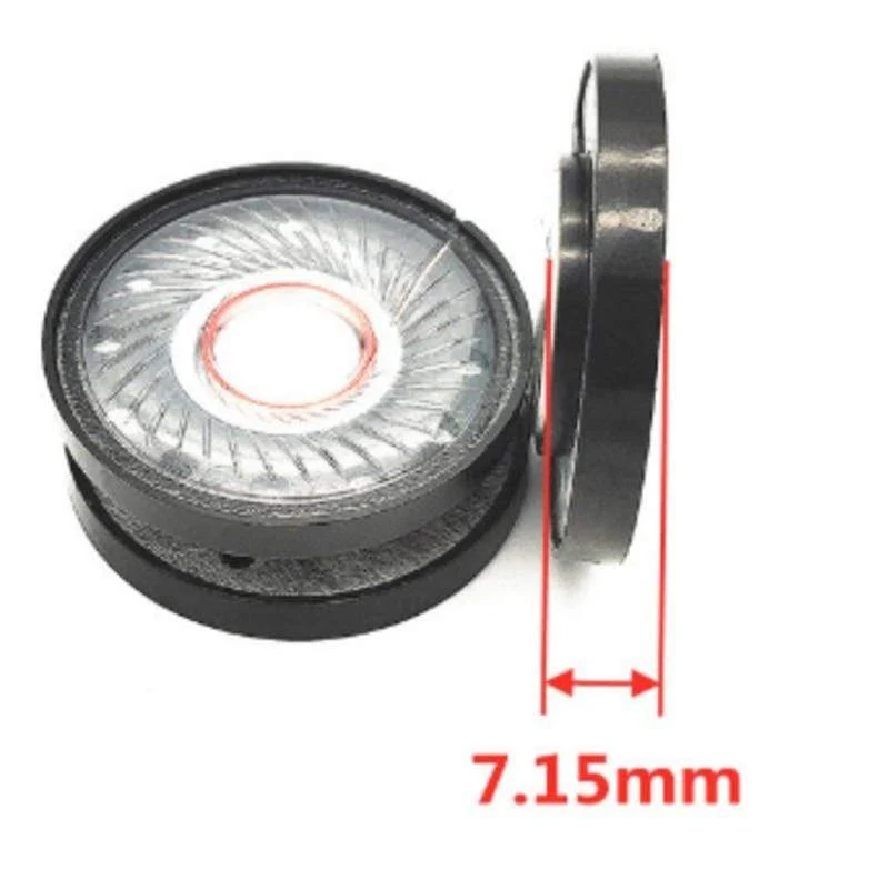 2 stücke 40MM Kopfhörer Lautsprecher Einheit HIFI Headset Fahrer 32Ohm 112db Lautsprecher Reparatur Teile Kopfhörer Loundspeaker Diy Hohe Qualität