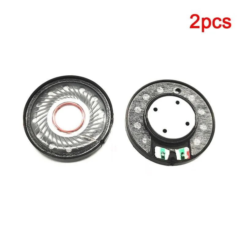 2 stücke 40MM Kopfhörer Lautsprecher Einheit HIFI Headset Fahrer 32Ohm 112db Lautsprecher Reparatur Teile Kopfhörer Loundspeaker Diy Hohe Qualität