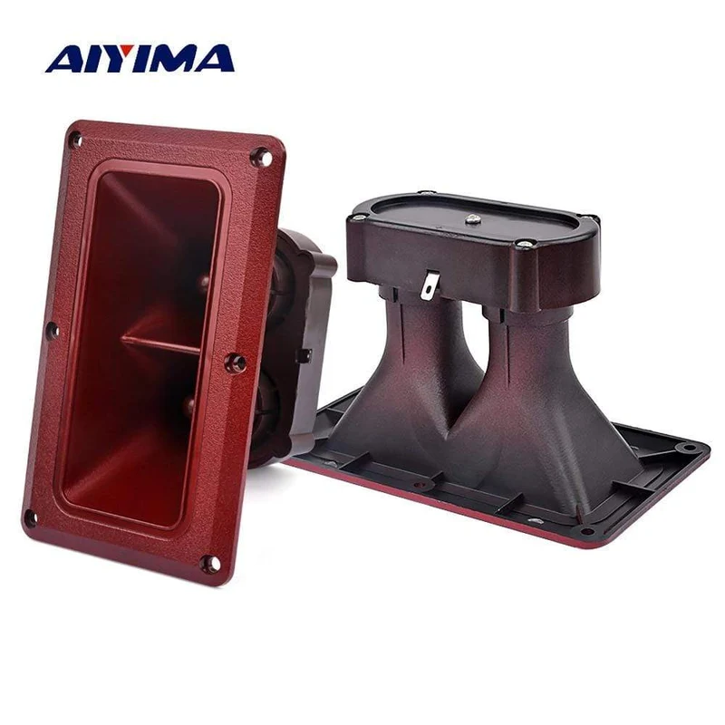 AIYIMA 2 Stücke Dual Piezo-hochtöner 163*95 MM Horn Piezoelektrischen Lautsprecher 150 Watt Summer Höhen Piezo Kopf Fahrer Bühnenlautsprecher