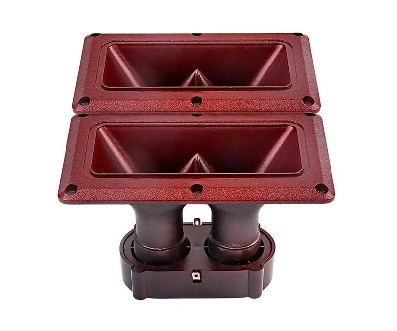 AIYIMA 2 Stücke Dual Piezo-hochtöner 163*95 MM Horn Piezoelektrischen Lautsprecher 150 Watt Summer Höhen Piezo Kopf Fahrer Bühnenlautsprecher