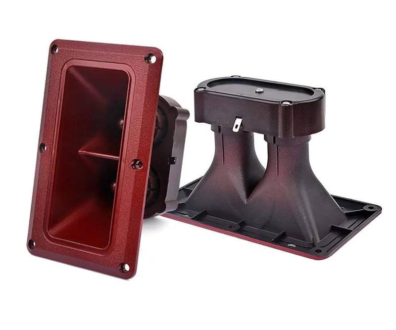 AIYIMA 2 Stücke Dual Piezo-hochtöner 163*95 MM Horn Piezoelektrischen Lautsprecher 150 Watt Summer Höhen Piezo Kopf Fahrer Bühnenlautsprecher